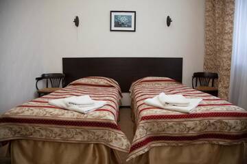Фото номера Двухместный номер с 2 отдельными кроватями Отель Florentina Hotel г. Единец 5